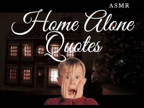 [ASMR] 🎄Whispering Home Alone Quotes🏠