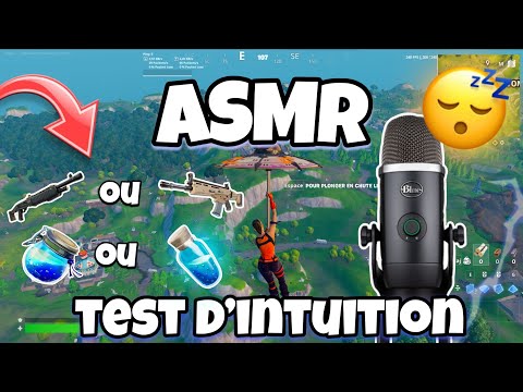 ASMR Français • Je TESTE TON INTUITION et CHUCHOTEMENT INTENSES SUR FORTNITE ! 😴