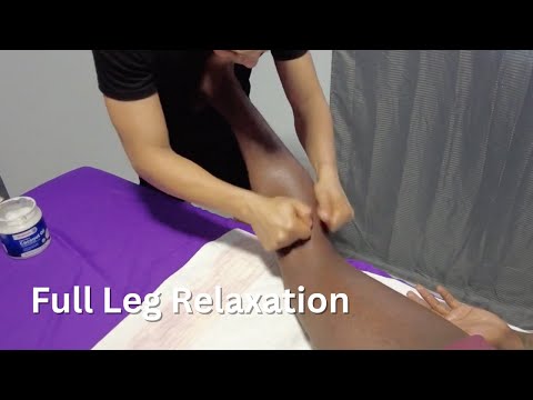 [ASMR] Leg Massage for Deep Relief | Calming Spa Technique | No Talking