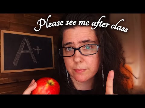 ASMR Talking to Teacher after Class Role Play