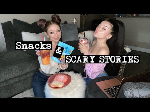 SCARY STORY MUKBANG W MOM ♡