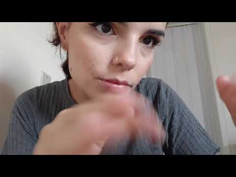 asmr scratching shirt and shorts.