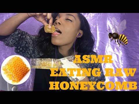 ASMR | EATING RAW HONEYCOMB! STICKY MOUTH SOUNDS | EXTREME TINGLES MUKBANG 🍯