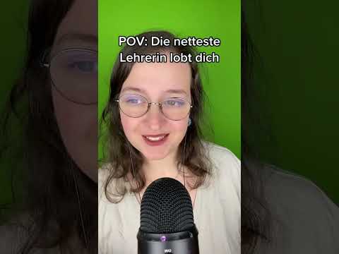 POV: Die netteste Lehrerin lobt dich #shorts #asmrshorts #asmr