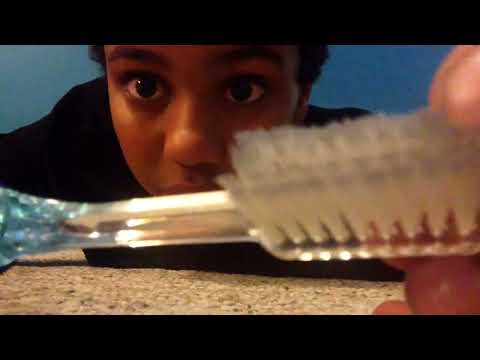 2 minute Asmr #4 (pocket toothbrush)
