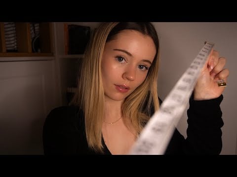 ASMR | je note toutes tes mesures en chuchotant