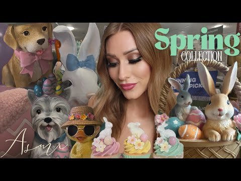 ASMR | *Gum Chewing* Spring Easter Shop w/ Me! 🐣🪺 *Whispered Voiceover* (Marshalls, HomeGoods)