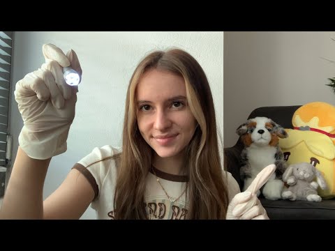 ASMR 1MIN cranial nerve exam (+new setup)😷