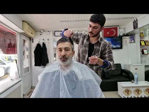 I shaved my asmr turkish barber master's hair