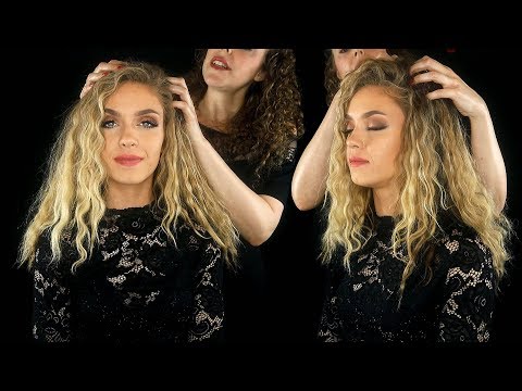 Fast Relaxation! Beautiful ASMR Scalp Massage /w Hair Brushing & Hair Styling