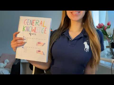 asmr general knowledge quiz 📚🧠