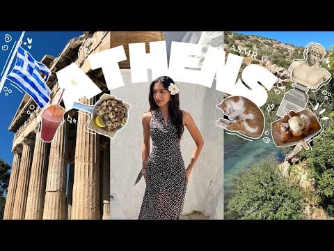 ASMR VLOG: A Week In Greece 🇬🇷 | Solo Trip ⋆｡𖦹 ˚ 𓇼 ˚｡⋆𓆉