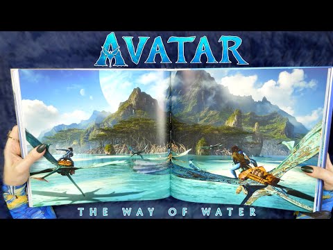 The Art of AVATAR  *ASMR Book Flip Through