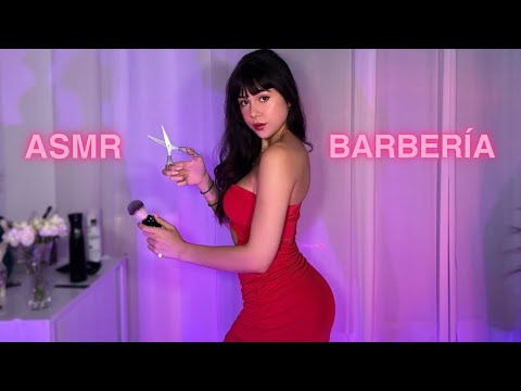 ASMR BARBERÍA y PELUQUERÍA ✨Corte de cabello y afeitado