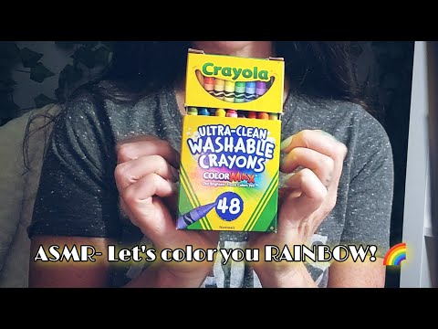 ASMR | Coloring You Like a Rainbow (Hurricane Update in Description)