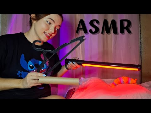 carinho com objetos aleatórios e conversa❤️‍🩹 | ASMR