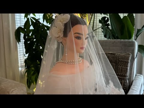 ASMR | Bridal Hair Styling Perfectionist Hair Fixing- Finishing Touches W/ whispering & Adjustments
