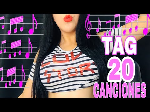 💃😈ASMR TAG 20 CANCIONES😈💃