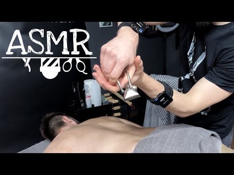 💈ASMR BARBER | Retro Machine / Massage With Various Tools and ASMR / Which Will Hook to Ants