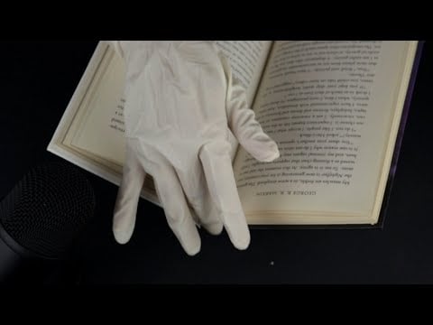 ASMR Sound of Hands touching Book💦