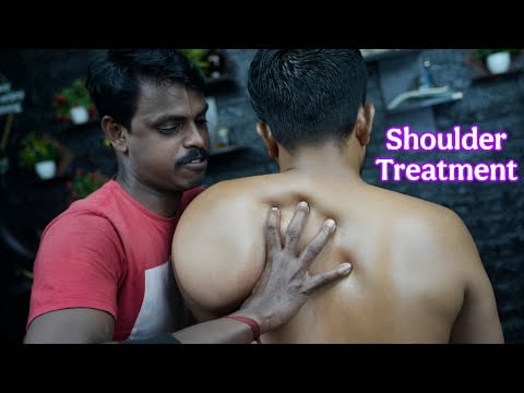 Strong Wrist Barber's Pressure Point Shoulder Reset ASMR Massage | Deep Pressure Head Massage ASMR