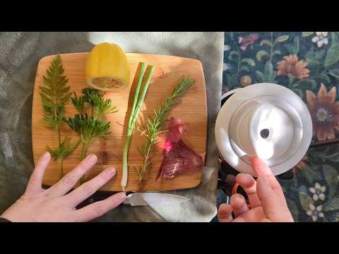 ASMR - Ear Picking, Cleaning and Spa: Vegetable Edition -  All Natural! - Soft Speaking
