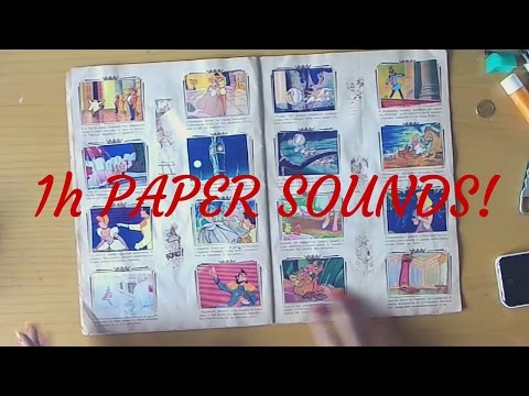 ASMR 1 HOUR  of PAPER SOUNDS  (No Talking!)