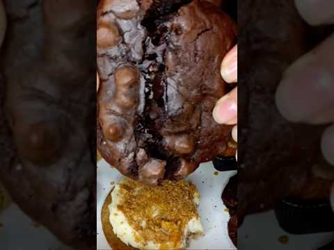 Crumbl Cookies taste test #asmr #crumbl #food #shorts