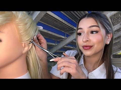 ASMR $5 Piercings Under The School Bleachers🪡🤨