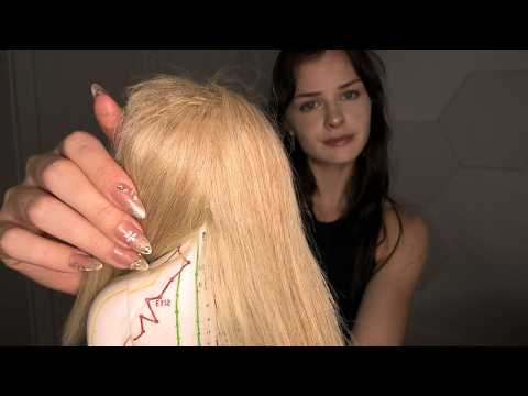 Scratching Your Scalp, Neck, Back and Shoulders (with and without wig) [ASMR]