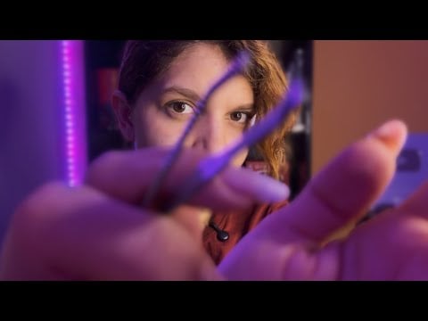 ✨ASMR✨ Depilando seus pêlos faciais de forma relaxante 💤