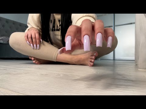 ASMR Floor scratching & tapping on all the hard floors I invisible triggers | brain melting lofi