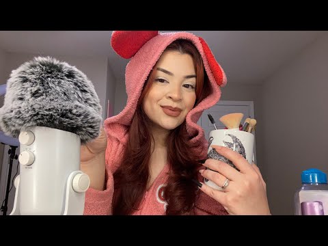 ASMR aggressively tapping on random items❤️ (over explaining)