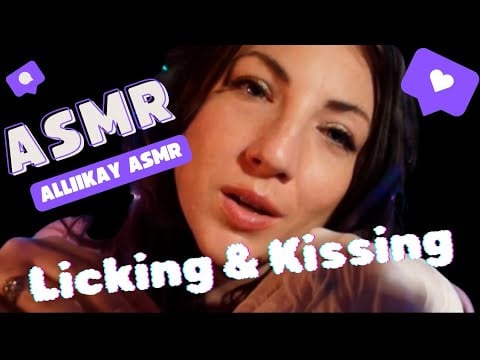 ASMR LICKING KISSING SLEEPY Triggers