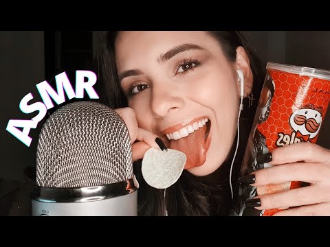 ASMR PRINGLES MUKBANG PTBR | SONS SATISFATÓRIOS E ARREPIANTES 🤯