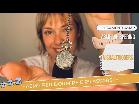 Asmr ita Whispering ✨Ti aiuto a dormire con un pendolo!✨ #asmrperdormire