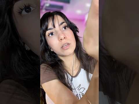 ASMR Hair braiding (invisible clips trigger)  #asmr #asmrsounds #hairstyleasmr