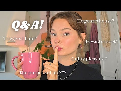 ASMR 10k Q&A: spilling allllll the tea (whispered)