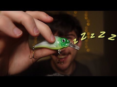 asmr fishing haul and ramble (with assorted triggers)