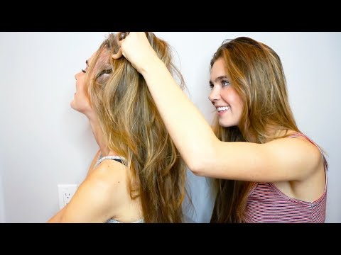 ASMR TWINS Scalp Massage, Back Tracing, & Softly Singing