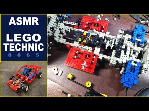 ASMR: Let's Build the Most Complicated LEGO Technic Set Ever (Lego set 8865) | ASMR whispering