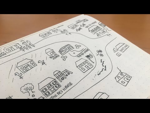 ASMR Map of My Childhood Neighborhood 🏡 Soft Spoken