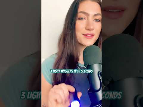 3 LIGHTS TRIGGERS IN 15 SECONDS #asmr #asmrshorts #asmrsounds