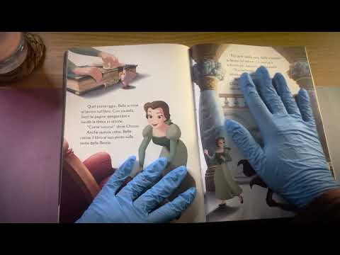 ASMR ITA ✨ leggo una FIABA della DISNEY ✨ gloves sound