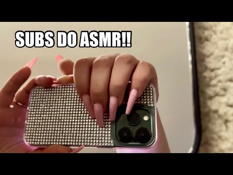 SUBSCRIBERS DO ASMR! CAMERA TAPPING & SCRATCHING