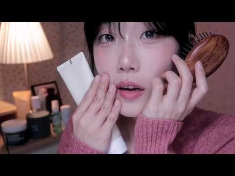 잠 못 드는 새벽 4시. 역대급 소름 돋는 썰 (스킨케어, 머리 빗어주기 ASMR)