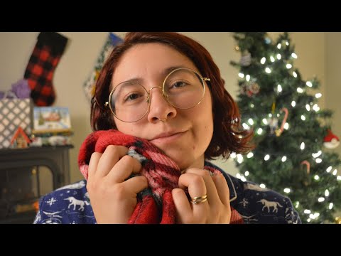 ASMR Tucking You In On Christmas Eve🎄brushing your hair & reading you to sleep by the crackling fire