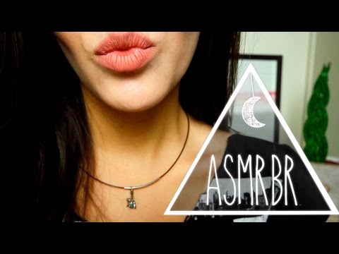 [ASMR] Gum Chewing (Chiclete de Coca-Cola!) and Kissing Sounds (Sons de Beijo)