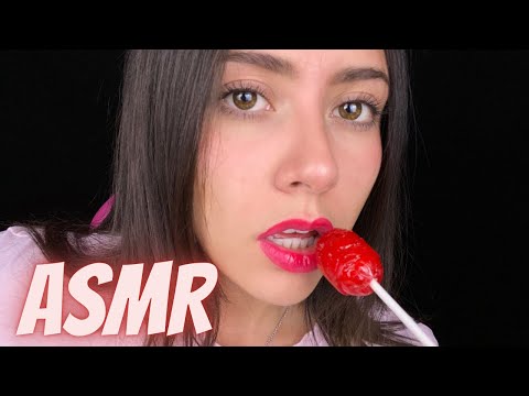 ASMR en español ✨ MOUTH SOUNDS Y PALETA 👅 super rico y relajante!