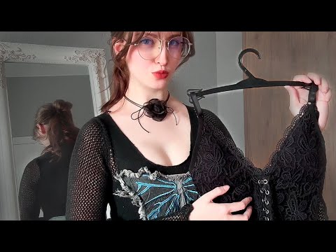 ASMR Fabric scratching & Try On Haul 🥵